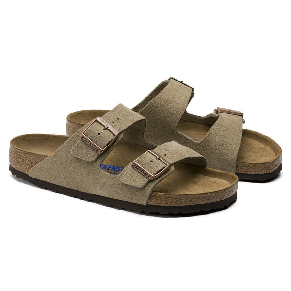 Birkenstock Arizona Soft Footbed Suede Leather - L.Grey