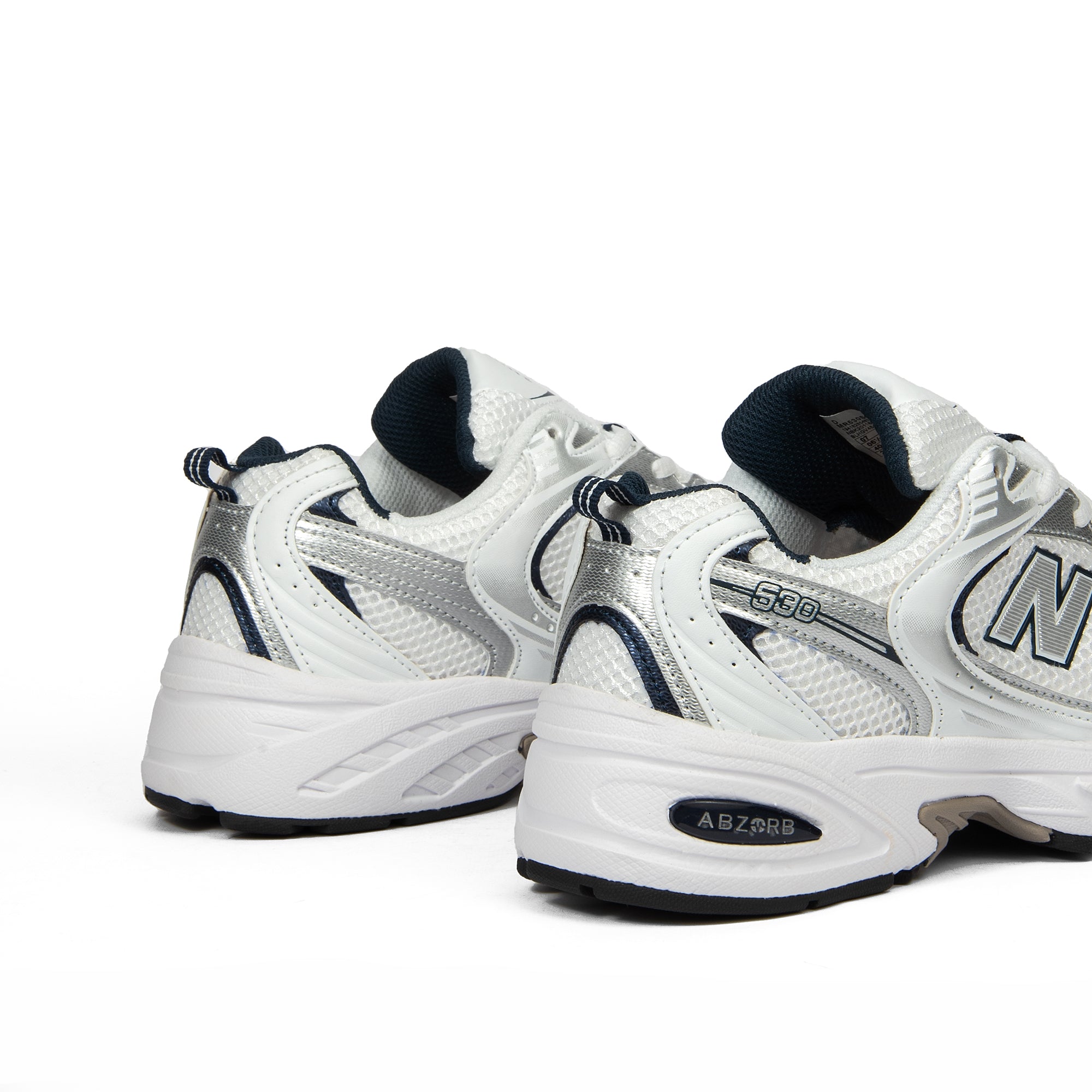 New Balance 530 – White Silver Navy (Mirror Original)