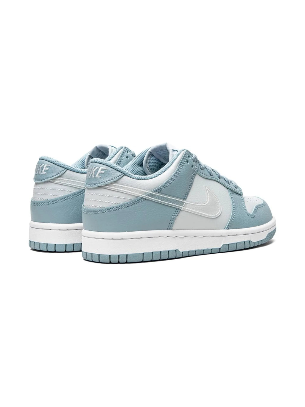 Nike Dunk Low "Clear Swoosh/Blue" sneakers (Mirror Original)