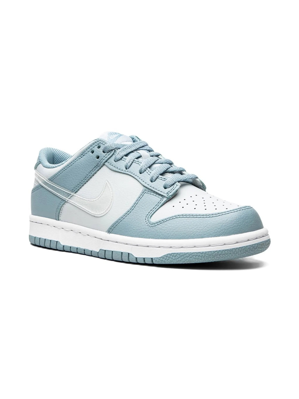 Nike Dunk Low "Clear Swoosh/Blue" sneakers (Mirror Original)