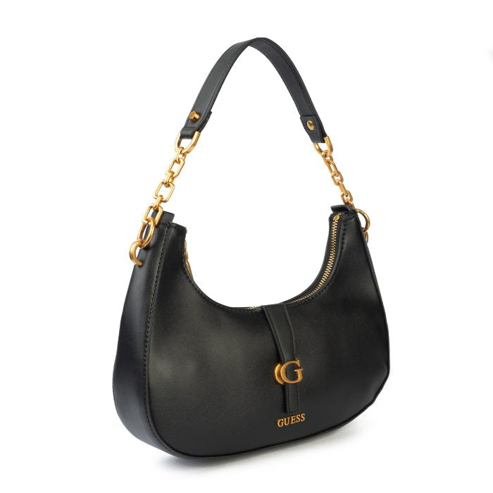 Guess Kuba Top Zip Shoulder Bag – BLK