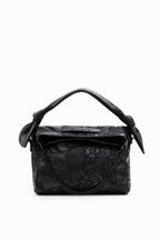 Desigual M embroidered floral bag Balck