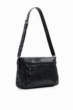 Desigual M embroidered floral bag Balck