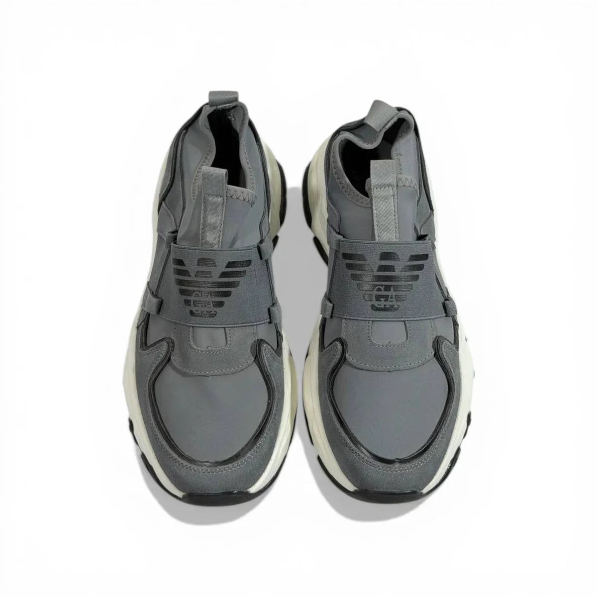 Emporio Armani Slip-On-Sneakers - Grey (Mirror Original)
