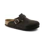 Birkenstock Boston Soft Footbed Suede Leather - Mocha