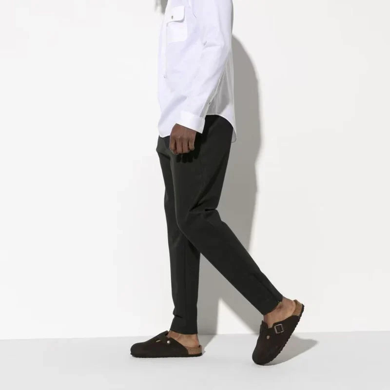 Birkenstock Boston Soft Footbed Suede Leather - Mocha
