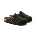 Birkenstock Boston Soft Footbed Suede Leather - Mocha