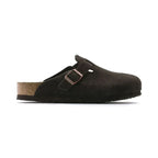 Birkenstock Boston Soft Footbed Suede Leather - Mocha
