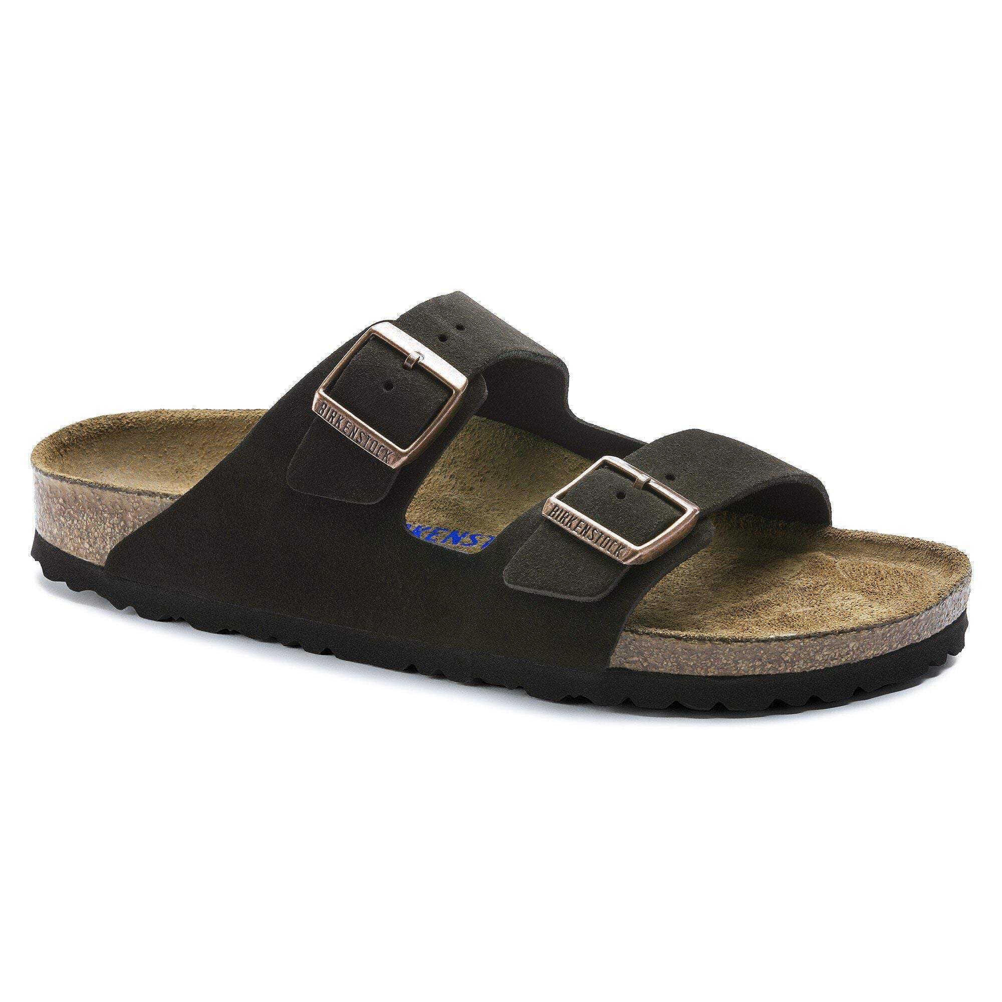 Birkenstock Arizona Soft Footbed Suede Leather- Coffee