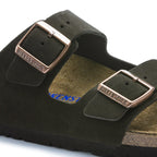 Birkenstock Arizona Soft Footbed Suede Leather- Coffee