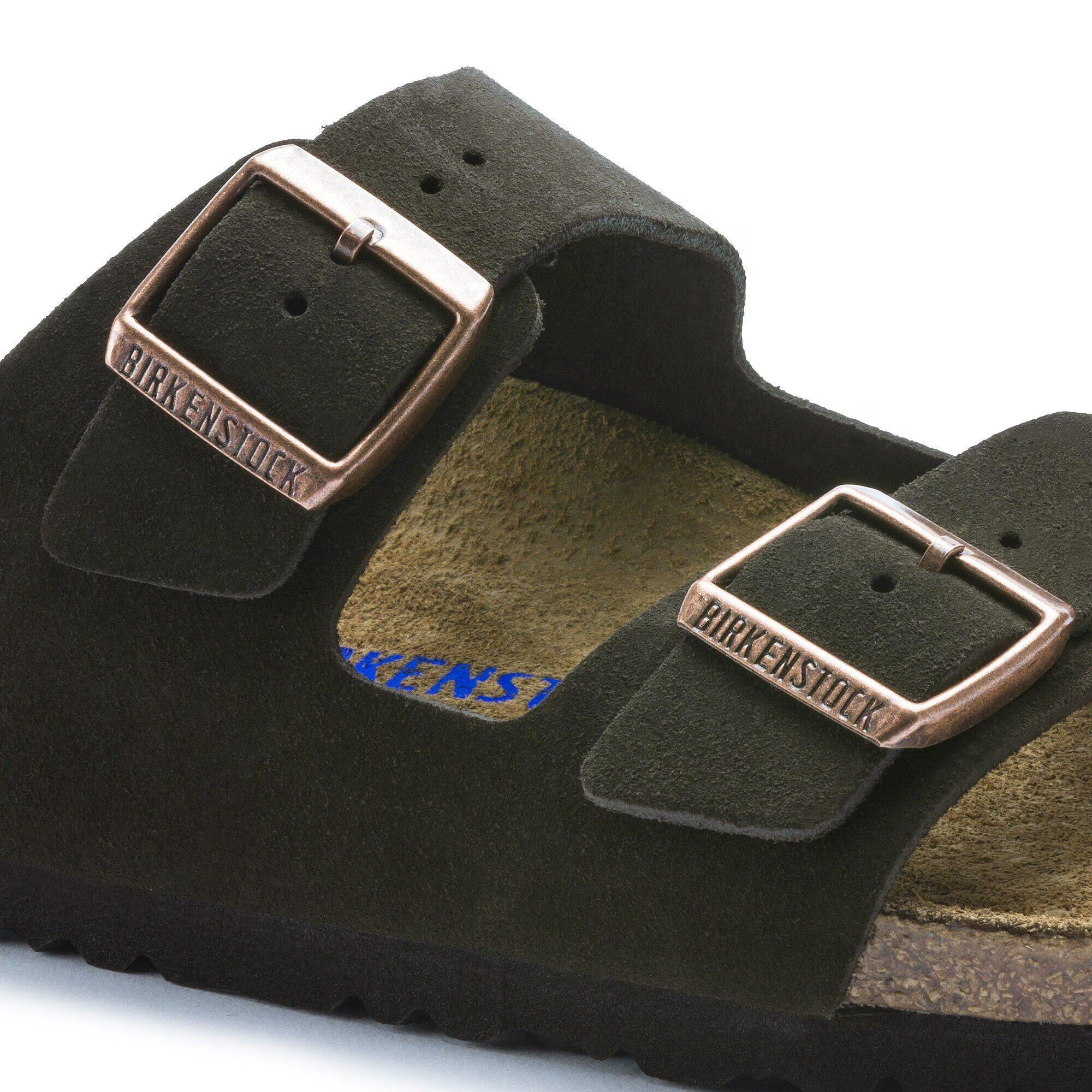 Birkenstock Arizona Soft Footbed Suede Leather- Coffee