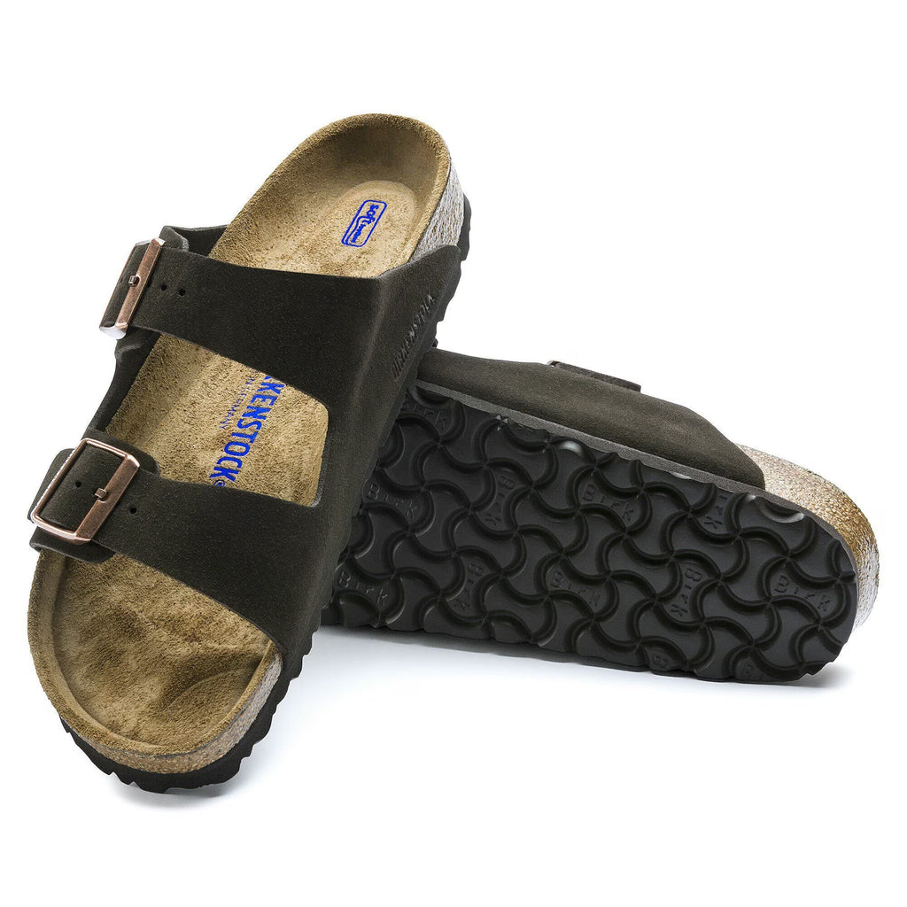 Birkenstock Arizona Soft Footbed Suede Leather- Coffee
