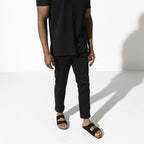 Birkenstock Arizona Soft Footbed Suede Leather- Black
