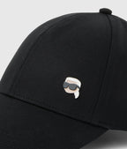 Karl Lagerfeld Exclusive Ikon pin cap Black