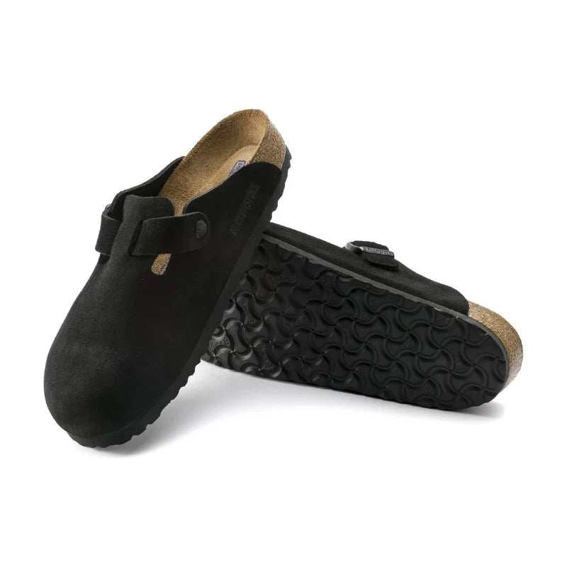 Birkenstock Boston Soft Footbed Suede Leather