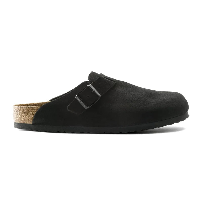 Birkenstock Boston Soft Footbed Suede Leather