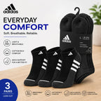 Adidas 3 Pairs Cushioned Sportswear Low-Cut Socks