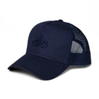 Alo Yoga Cotton District Trucker Hat Navy