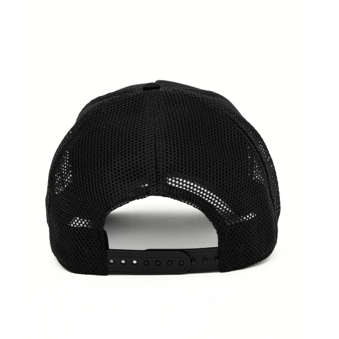 Alo Yoga Cotton District Trucker Hat Black