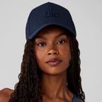 Alo Yoga Cotton District Trucker Hat Navy
