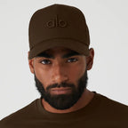 Alo Yoga Cotton District Trucker Hat Brown
