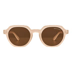 Armani Exchange Round Phantos Frame Sunglasses Women - BEG