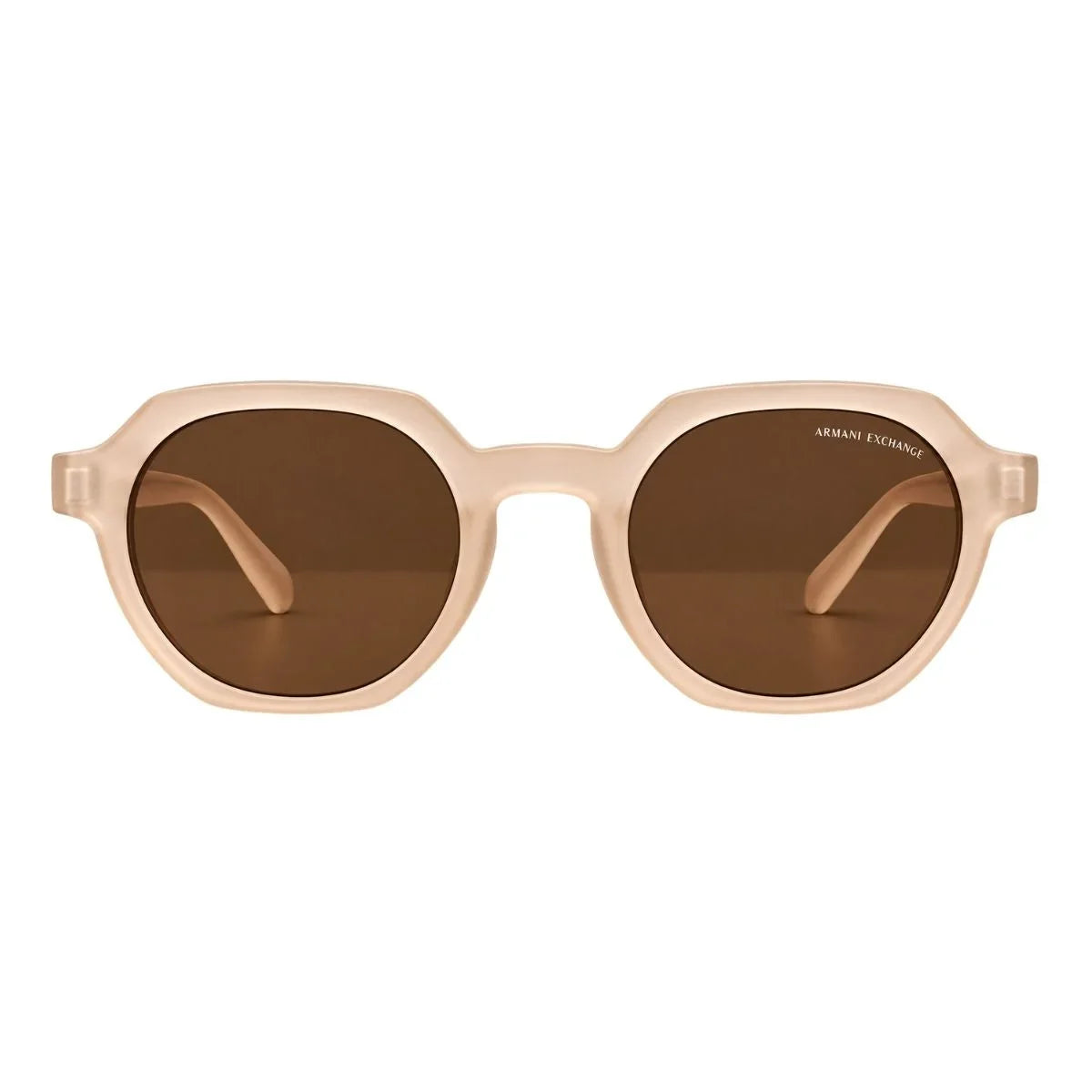 Armani Exchange Round Phantos Frame Sunglasses Women - BEG