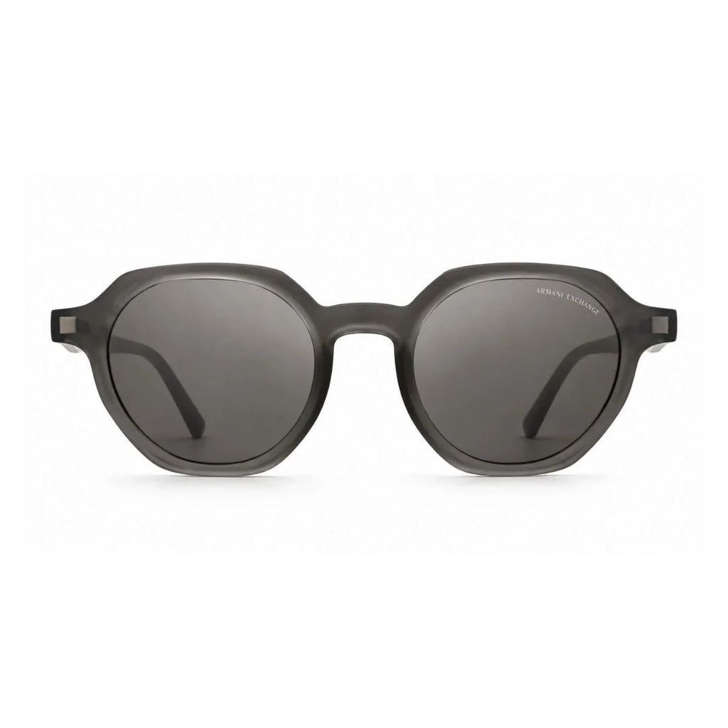 Armani Exchange Round Phantos Frame Sunglasses Unisex - GRY