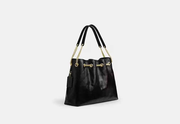 Coach Evelyn Large Shoulder Bag With Quilting