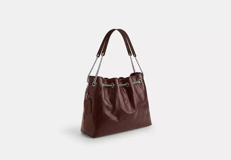 Coach Evelyn Large Shoulder Bag With Quilting