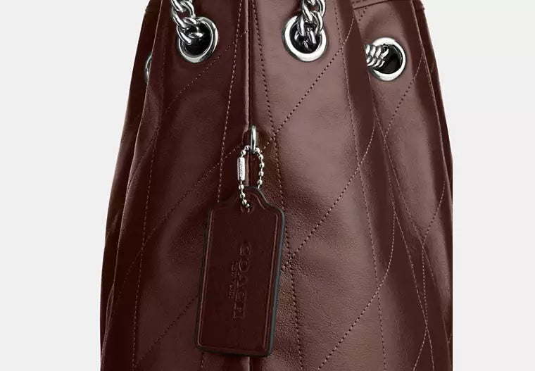 Coach Evelyn Large Shoulder Bag With Quilting