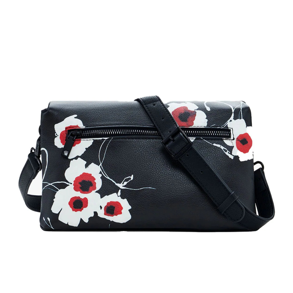 Desigual Flora shoulder bag Women - BLKRED