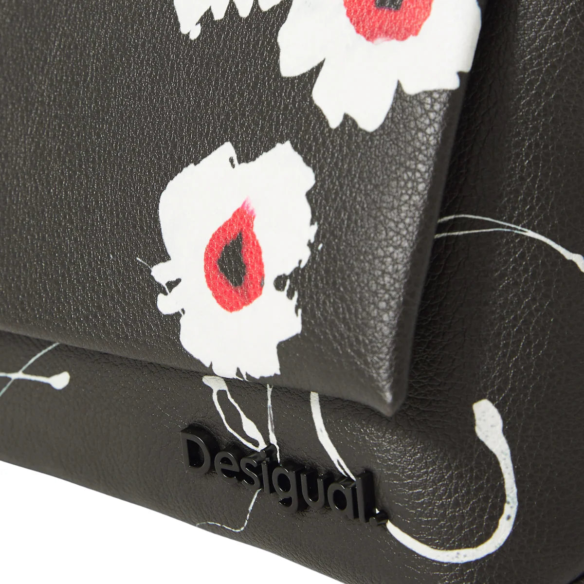 Desigual Flora shoulder bag Women - BLKRED