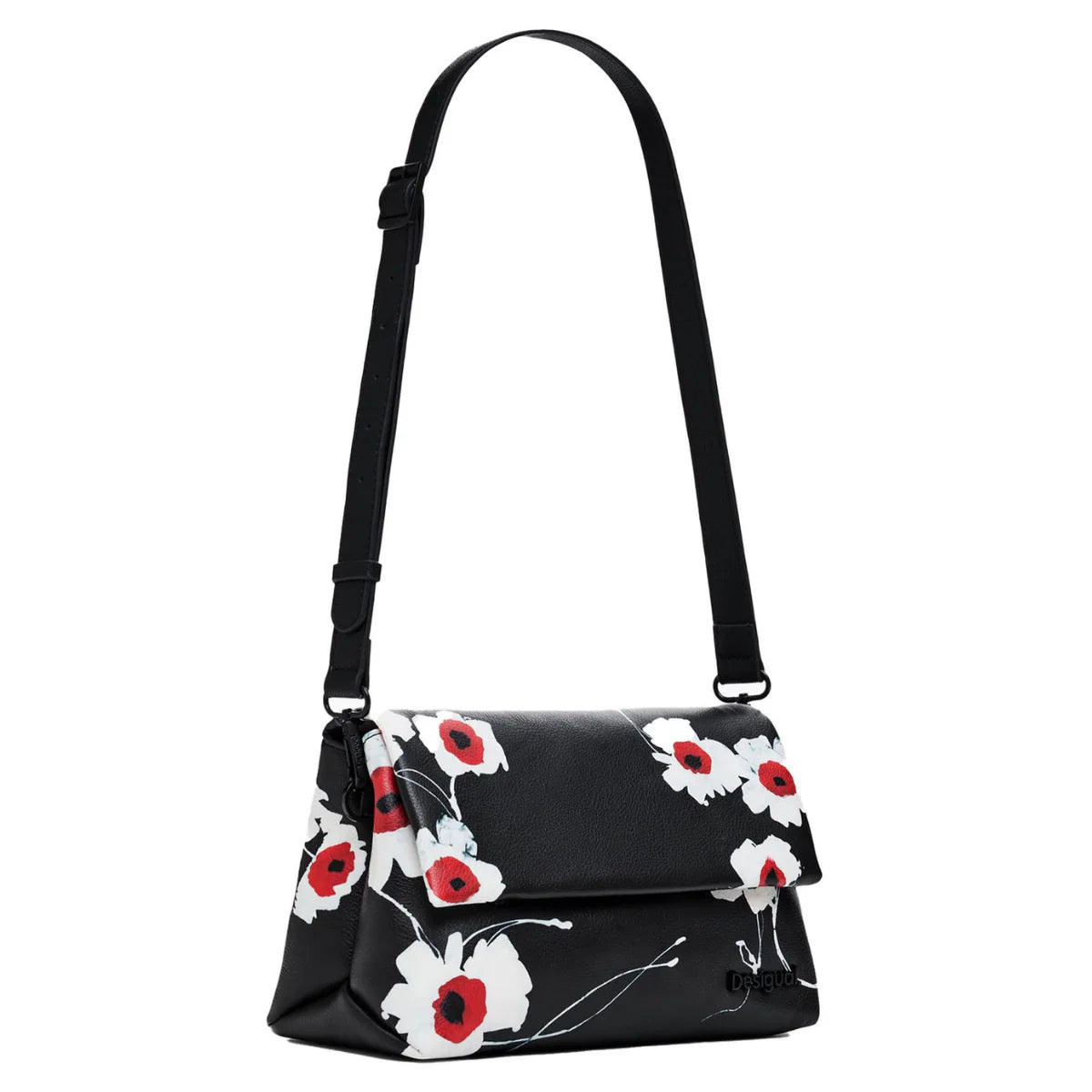 Desigual Flora shoulder bag Women - BLKRED