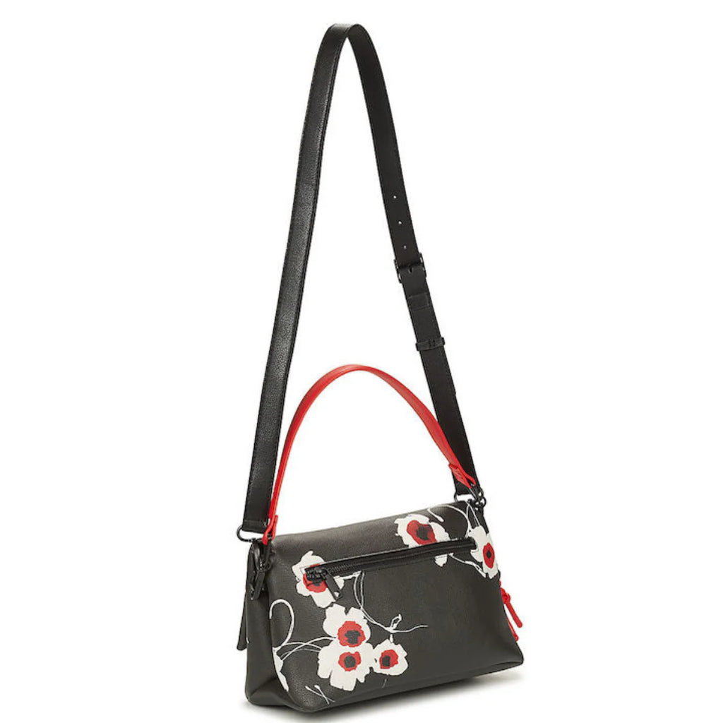Desigual Flora shoulder bag Women - BLKRED