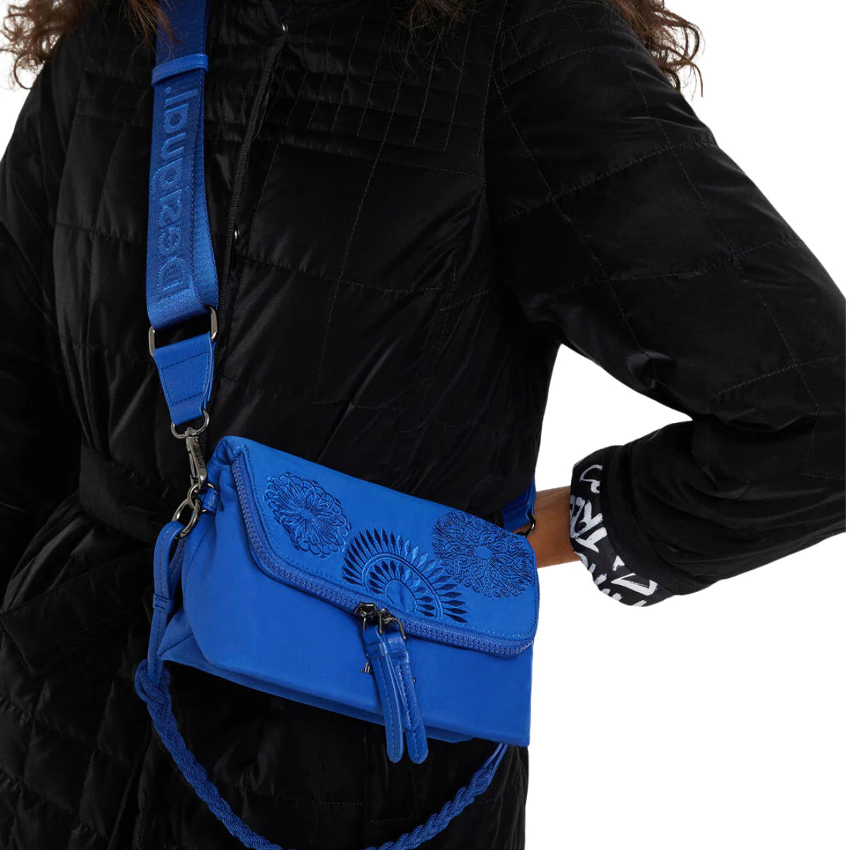 Desigual Mandala shoulder bag Women - BLU