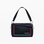 Desigual Multilineal with zipper handbag Women - BLK