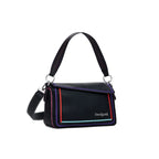 Desigual Multilineal with zipper handbag Women - BLK