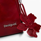 Desigual Reprise Red Valentine Loverty Shoulder Bag Carmine-RED