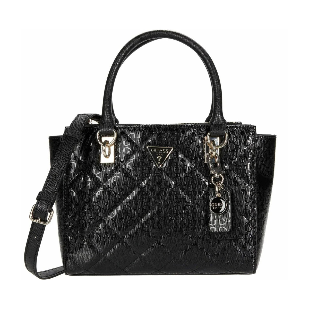 GUESS Ariella Society Satchel Bag Handbag Women - BLK