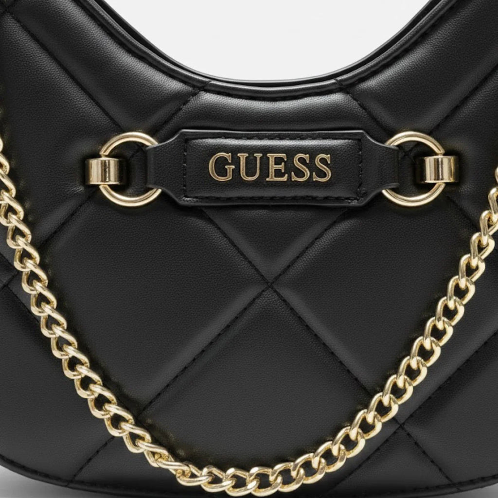 GUESS golden rock mini hobo Women - BLK