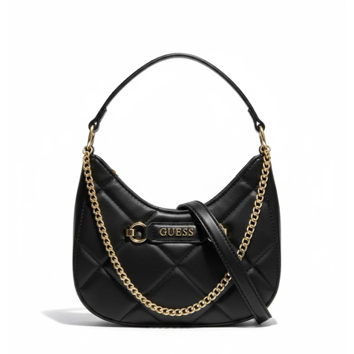 GUESS golden rock mini hobo Women - BLK
