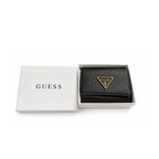 GUESS Small Helaina Black Stamp Logo Trifold Wallet - BLK