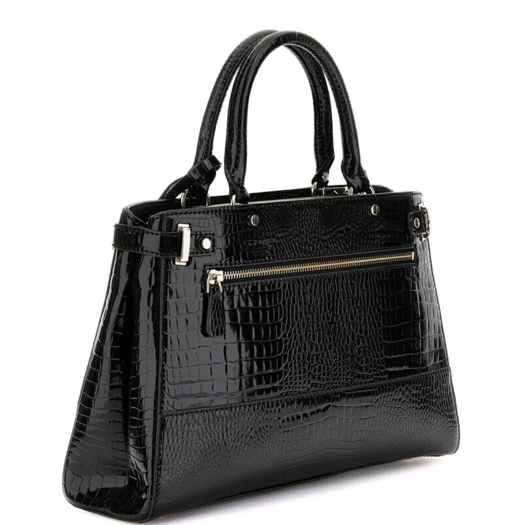 GUESS Silvye Luxury Satchel Handbag Women - BLK