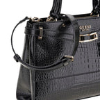 GUESS Silvye Luxury Satchel Handbag Women - BLK