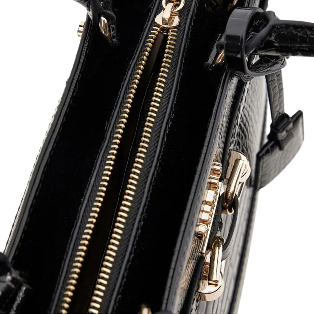 GUESS Silvye Luxury Satchel Handbag Women - BLK