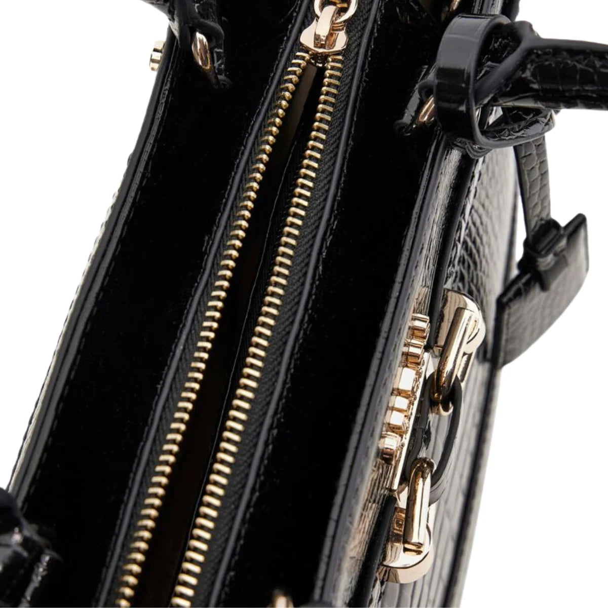 GUESS Silvye Luxury Satchel Handbag Women - BLK