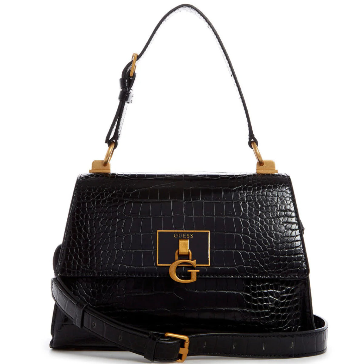 GUESS Stevie bag with top handle-BLK
