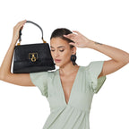 GUESS Stevie bag with top handle-BLK