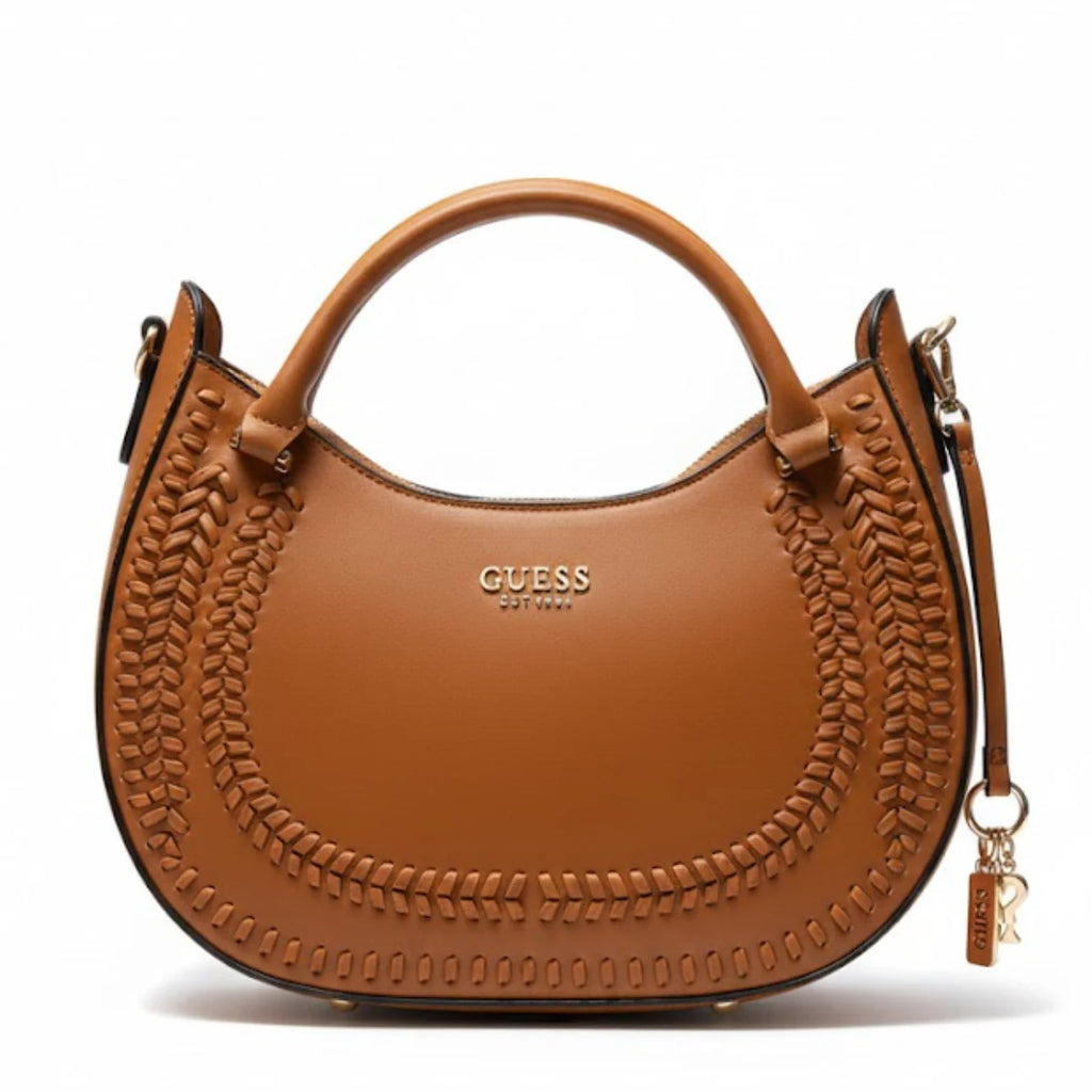 GUESS Tatum Satchel Handbag women - TAN